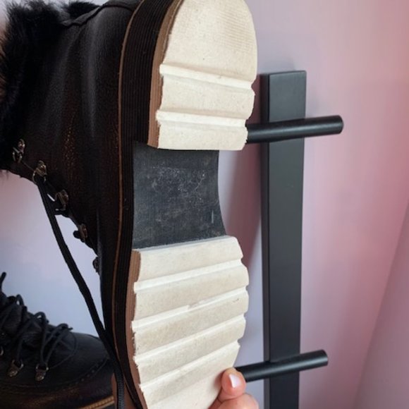 European size 41 Black/Brown/White Winter Shoes - Picture 6 of 12